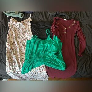 Women’s size L dress & skirt lot of 5